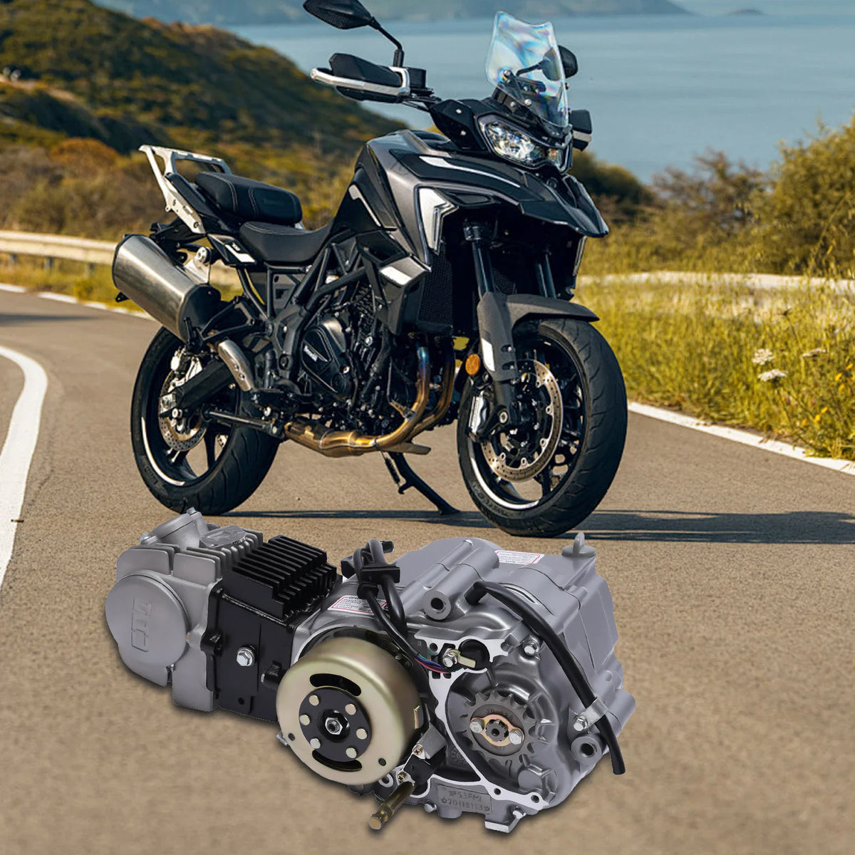 125cc 4-stroke single cylinder motorcycle engine