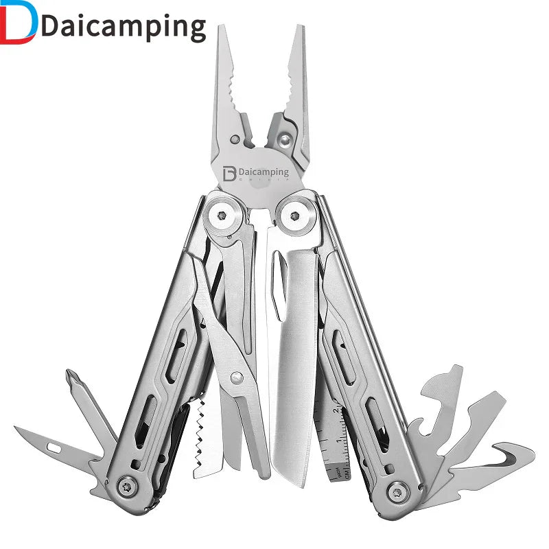 Daicamping DL10 stainless steel folding multitool and pliers
