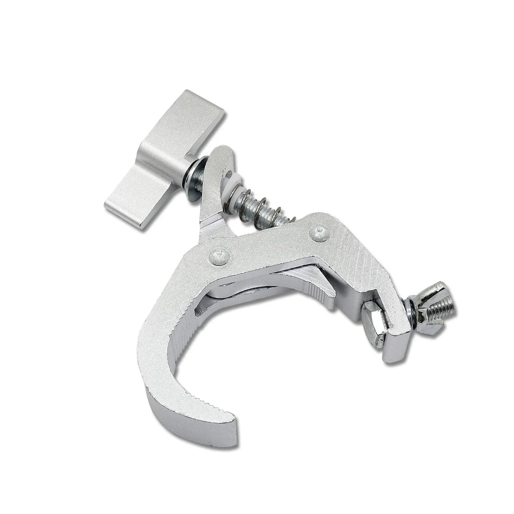 Silver heavy duty aluminum alloy stage light clamp