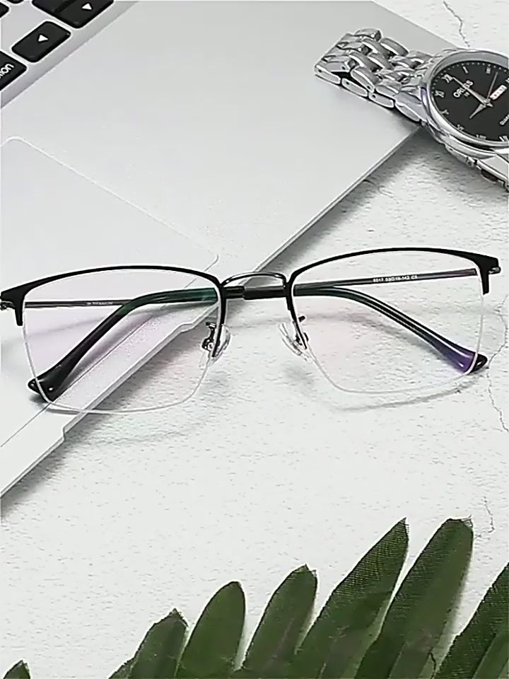 Clloio Titanium Alloy Progressive Photochromic Reading Glasses