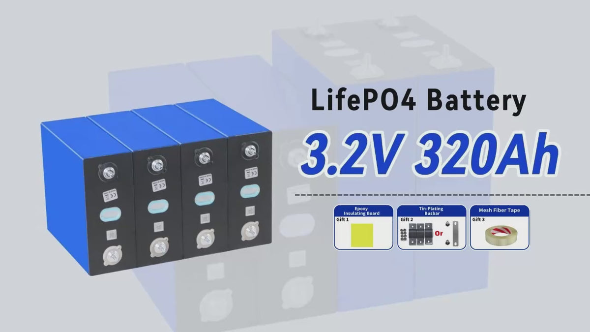 320Ah LiFePO4 Rechargeable Battery Cell 3.2V for DIY Battery Packs