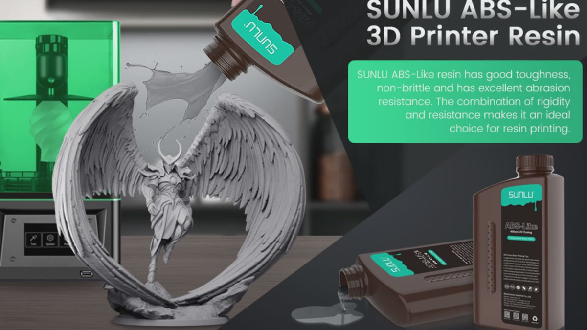 Sunlu 1kg ABS-Like or Water Washable 405nm UV Photopolymer Resin