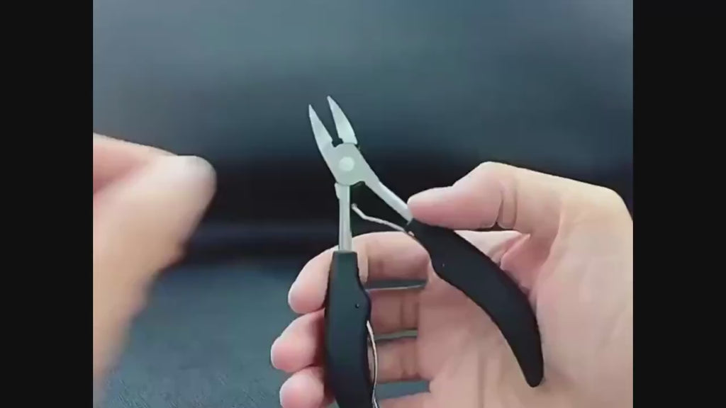 Ouriner Stainless Steel Concave Nail Clippers for Thick Ingrown Nails