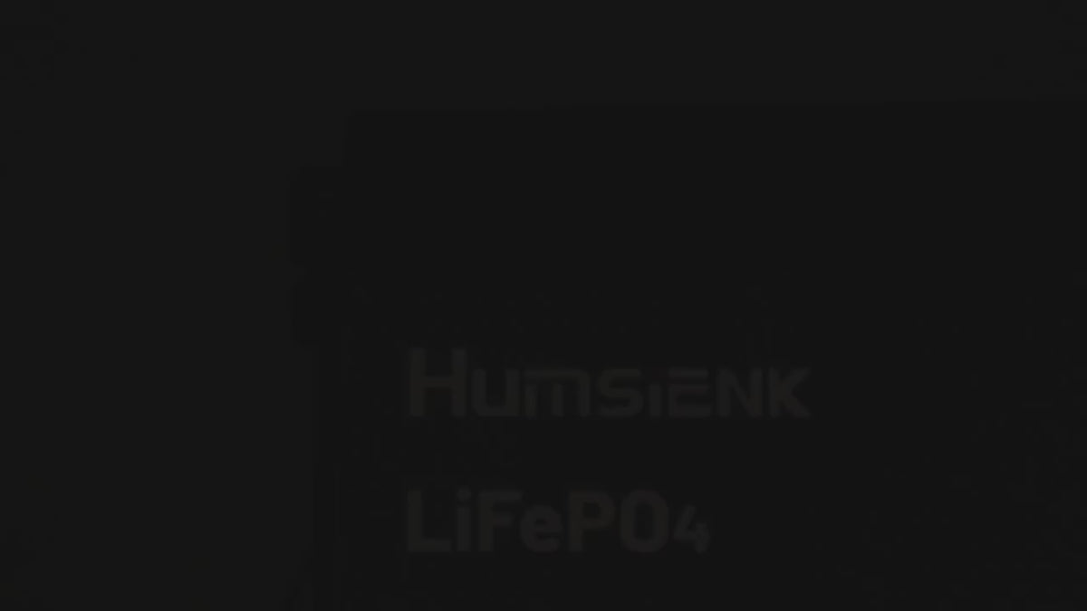 Humsienk 24V 100Ah LiFePO4 Battery, 2560Wh with 100A BMS