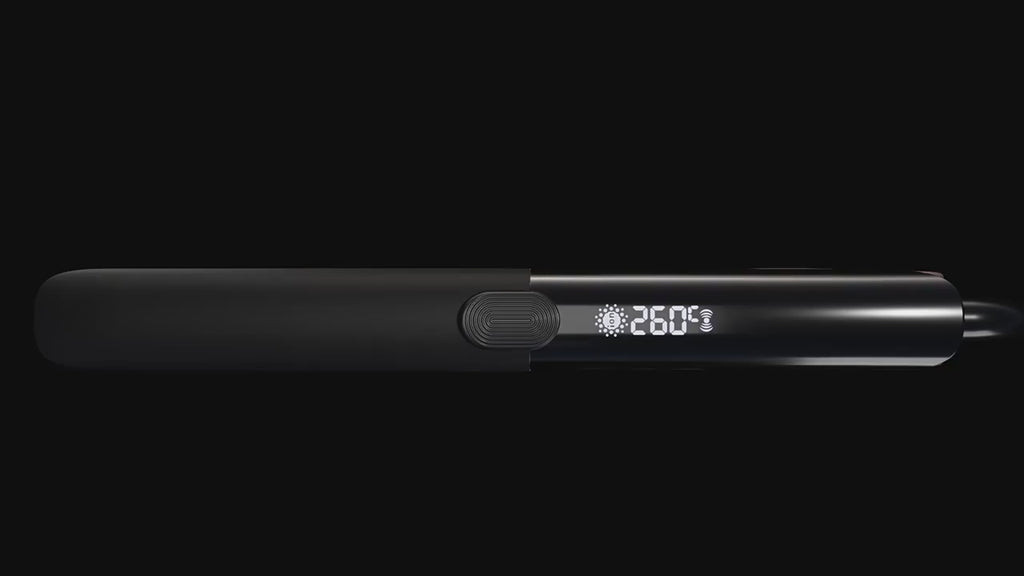 Rucha Plasma 2-in-1 Hair Straightener and Curler, 500°F