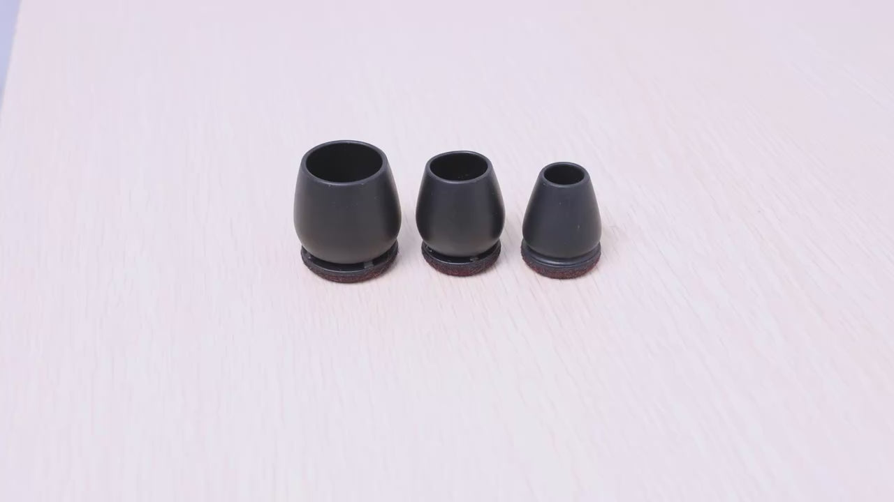 8PCS Silicone Chair Leg Floor Protectors with Felt Pads