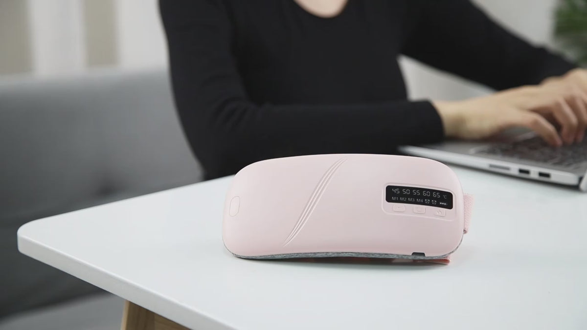 Cordless Electric Heating & Vibration Waist Belt for Period Relief
