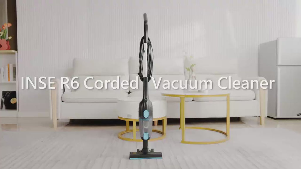 INSE R7 600W Corded 2-in-1 Stick Vacuum with 20,000Pa Suction