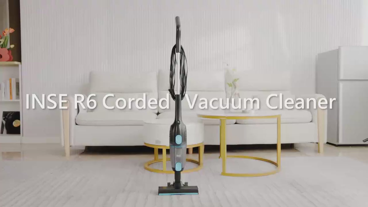 INSE R7 600W Corded 2-in-1 Stick Vacuum with 20,000Pa Suction