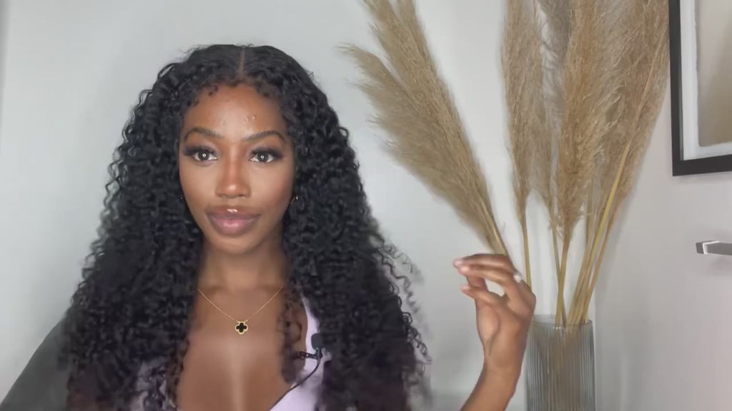HD Afro Kinky Curly Human Hair Wig, 13x6 Lace Front, 250 Density