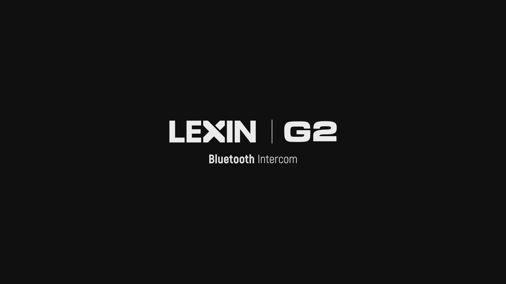 Lexin G2P Motorcycle Bluetooth Headset - 6 Rider Intercom