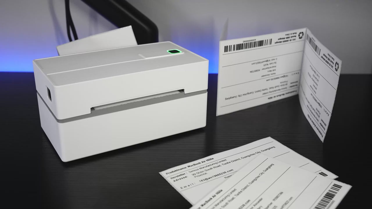 TakeYou Thermal Label Printer 4x6 Bluetooth and USB Portable