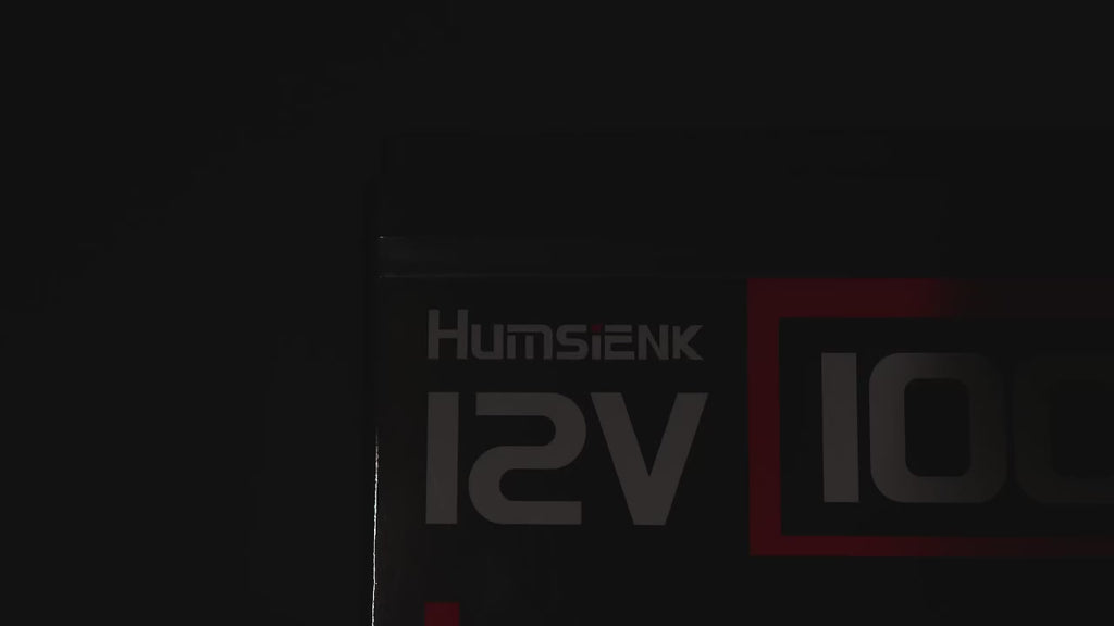 Humsienk LiFePO4 Battery 12V-24V, 100Ah-200Ah Capacity, 15,000+ Cycles